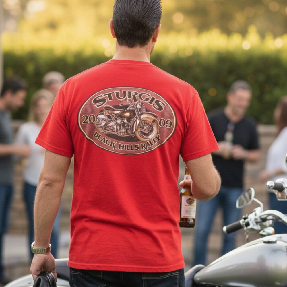 🏍️ Sturgis 2009 Black Hills Rally Tee 3XL